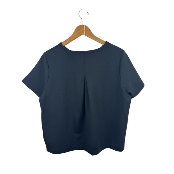 Spanx Perfect Pleated Back Ponte Tee - Picture 4 of 4